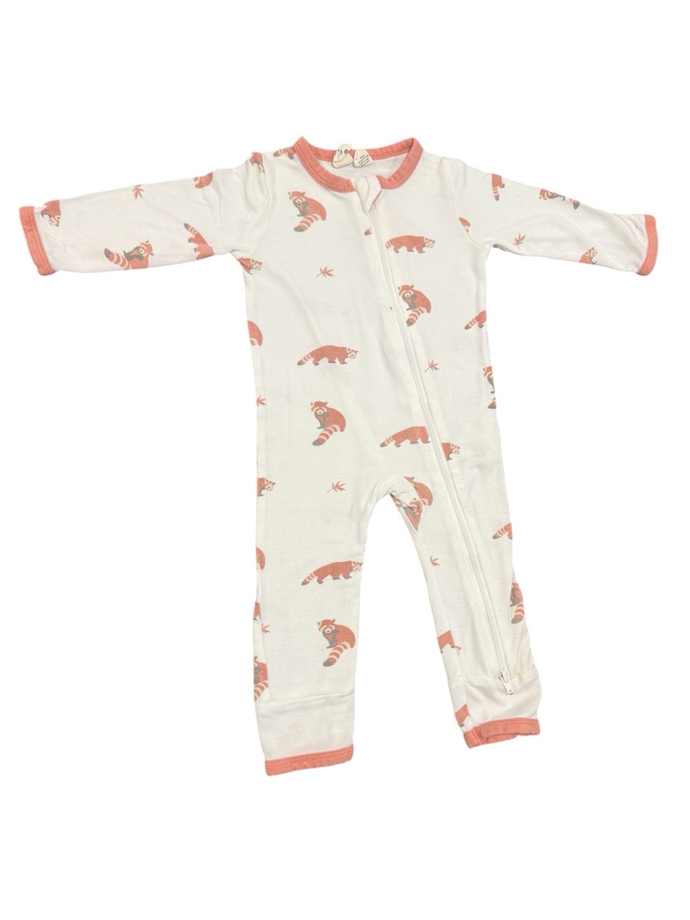 Kyte Baby Red Panda Zip Romper